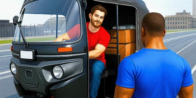  City Tuk Tuk Rickshaw Game unblocked